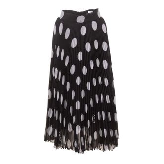 Dolce & Gabbana Dots Long Skirt - female - Dolce & Gabbana - Midi Skirts - Black - XS - Skirts
