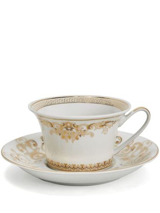 Versace x Rosenthal Medusa Gala tea cups and saucers (set of six) - White