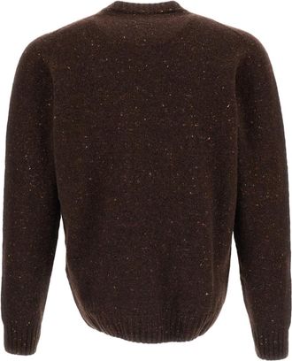Drumohr Flecked Tweed Effect Jersey-Knit Sweater
