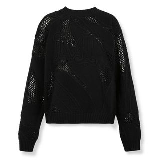 Max Mara Truien & Vesten, Dames, Zwart, M, Katoen, Maglia Salvo