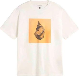 Thinking Mu Sea Eric Oversize T-shirt - Heren - T-shirts - Wit - M - Katoen - Tops