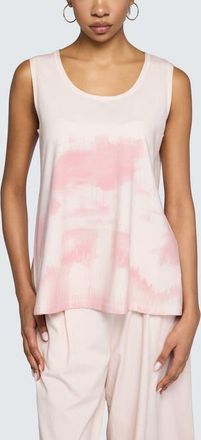 Luukaa D'Celli Edrie Garment-Dyed Tank Top in Rose Quartz at Nordstrom, Size 18