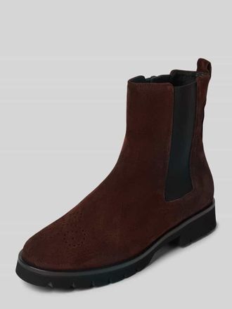 Högl Chelsea Boots aus echtem Leder Modell Suede in Schoko, Größe 36