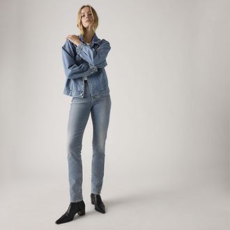 Levi's 724 High Rise Straight Jeans - Womens - 23X30 - Blue