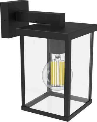 Philips Aussen-Wandleuchte »Bellini eckig, max. 25W, exkl. LM, schwarz« E27