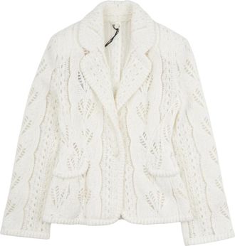 Ermanno Scervino Cardigans - Dames - Vesten - Beige - M - Truien & Vesten