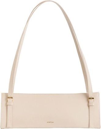 Vix Riviera Schoudertas - Dames - Schoudertassen - Beige - ONE Size - Leer - Tassen