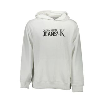 Calvin Klein Heren, Sweatshirts & Hoodies, Wit, Maat: XL Katoen