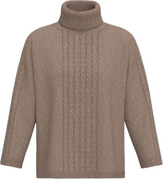 Marella Pullover a collo alto - - Knitwear - Donna - Marrone - M