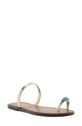 Arezzo Sophie Slide Sandal in Platino at Nordstrom, Size 8.5