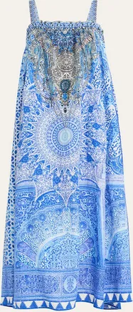 Camilla The Bosphorus Elastic Bodice Midi Dress