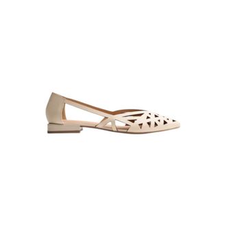 Gioseppo Ballerinas, female, Beige, Size: 11 US Ballerine in pelle traforata