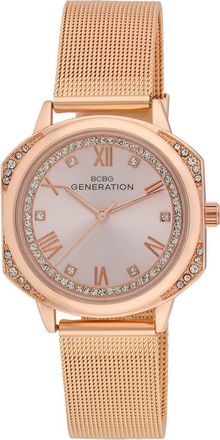 BCBGeneration Soho 3 Bracelet Watch in Rose Gold at Nordstrom Rack