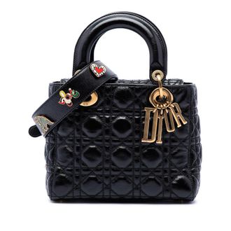 Dior Pre-owned Dior Small Crinkled Patent Cannage My ABCDior Lady Satchel Ladies CWKV0CSBN4EMSMQO
