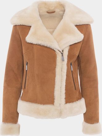 Gorski Merino Shearling Moto Jacket
