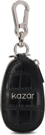 Kazar Luxe reli&euml;flederen sleuteletui - Dames - Sleutelhangers & Tashangers - Zwart - ONE Size - Leer - Accessoires