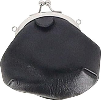 Yohji Yamamoto Ys by Yohji Yamamoto Evening Clutch Bag in Black Leather