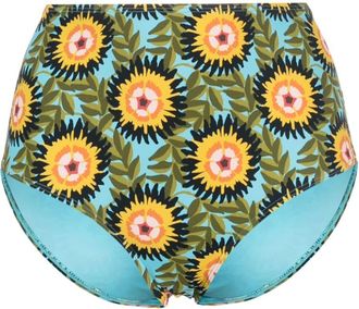 Marlies Dekkers Bellini high-waist bikini bottoms - women - Recycled Nylon/Elastane - XXXL - Blue