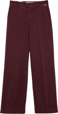 Roy Rogers Wijde broek - Dames - Wijde Broeken - Rood - W30 - Broeken