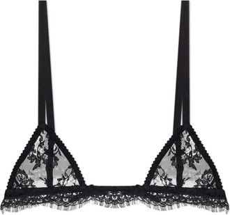 Dolce & Gabbana Kanten bh - Dames - BHs - Zwart - L - Katoen - Ondergoed
