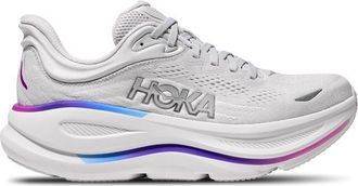 Hoka One One Womens Bondi 9 - Shoes White/Cosmic Grey Size 10.0