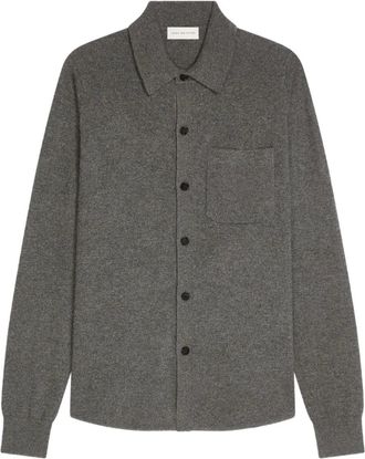 Dries Van Noten Camicia in cashmere - Grigio