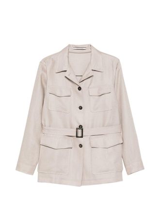 Tagliatore Womens Linen Jacket