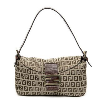 Fendi Fold Over Baguette schoudertas