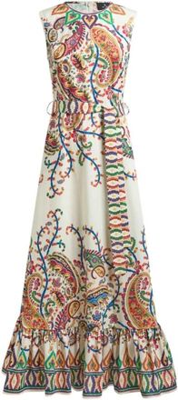 Etro Dames, Jurken, Veelkleurig, Maat: M Katoen