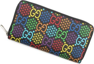 Gucci Black Multi-Color Long Wallet (Bi-Fold) (Pre-Owned)