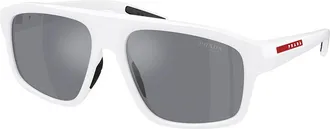 Prada PS B02S AAI40A Mens Sunglasses White Size 59