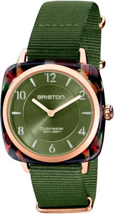 Briston Clubmaster Green Dial Unisex Watch 21536.PRA.UG.26.NOL