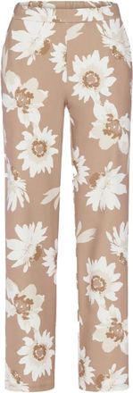 Frank Walder Frank Walder, Dames, Broeken, Beige, Maat: 2XL