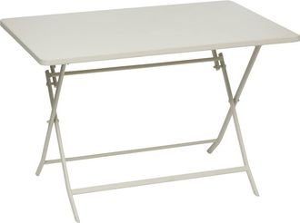 Hesperide Mesa De Jard&iacute;n Rectangular Plegable Greensboro - Barro - 4 Plazas - Hesp&eacute;ride
