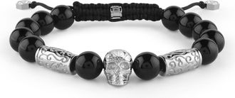 Philipp Plein Plein Elite Onyx Beads Bracelet