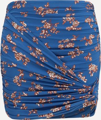 Magda Butrym Minigonna da Bagno drappeggiata con stampa floreale Woman 40