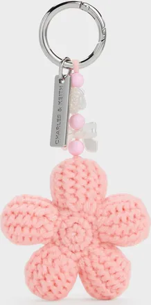 Charles & Keith Crochet-Flower Beaded Charm