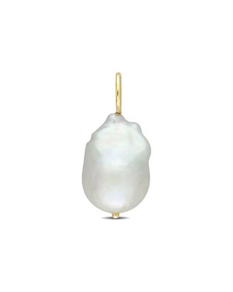 Rina Limor 18K Over Silver 13-13.5mm Pearl Pendant
