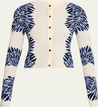 Ulla Johnson Carina Jacquard Knit Cardigan