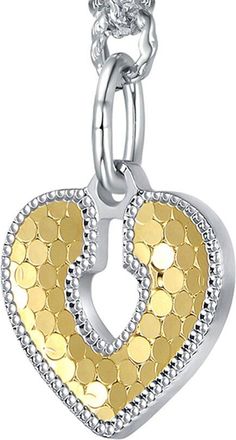 Rachel Glauber Silver Cz Chain Necklace