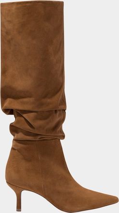 SIMKHAI Jordi Suede Kitten-Heel Boots