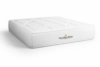Royal Palace Bedding Royal Palace Bedding - Colch&oacute;n Blanco Con Muelles Ensacados Y Espuma Viscoel&aacute;stica 140 X 190
