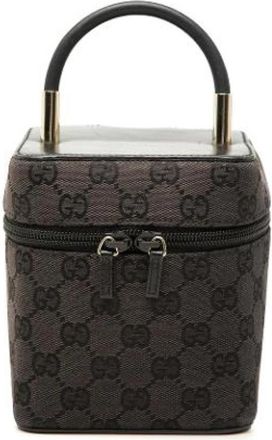 Gucci Pre-owned Canvas gucci-bags - Dames - Vintage Mini Tas - Bruin - ONE Size - Vintage