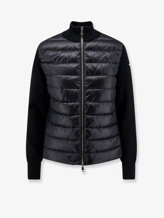 Moncler Giubbino/Cardigan con inserti tricot - MONCLER - gender_Woman