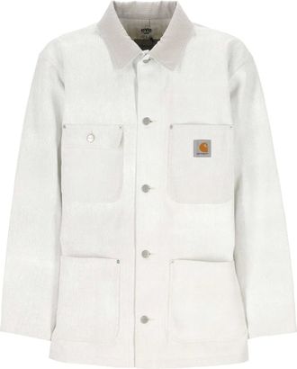 Junya Watanabe Giacca denim in cotone - Bianco