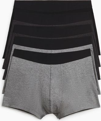 H&M 5er-Pack Kurze Trunks mit Lycra - Schwarz