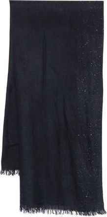 Faliero Sarti Kundy Sequin-Embellished Wool Scarf Accessories