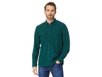 L.L.Bean 1912 Field Flannel Shirt Slightly Fitted Mens Clothing Dark Pine : 2XL, Cotton/Flannel