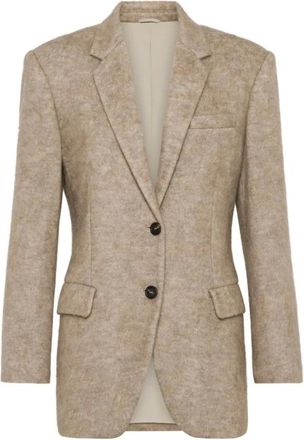 Brunello Cucinelli Mujer, Chaquetas, Beige, Talla: M