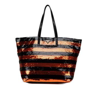 Prada Pre-owned Prada Satin Sequin Stripes Tote X838QZYOMNNU3Q7T